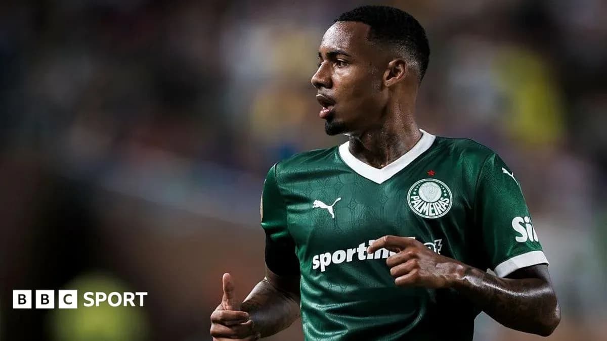 Player wearing Palmeiras jersey during match action