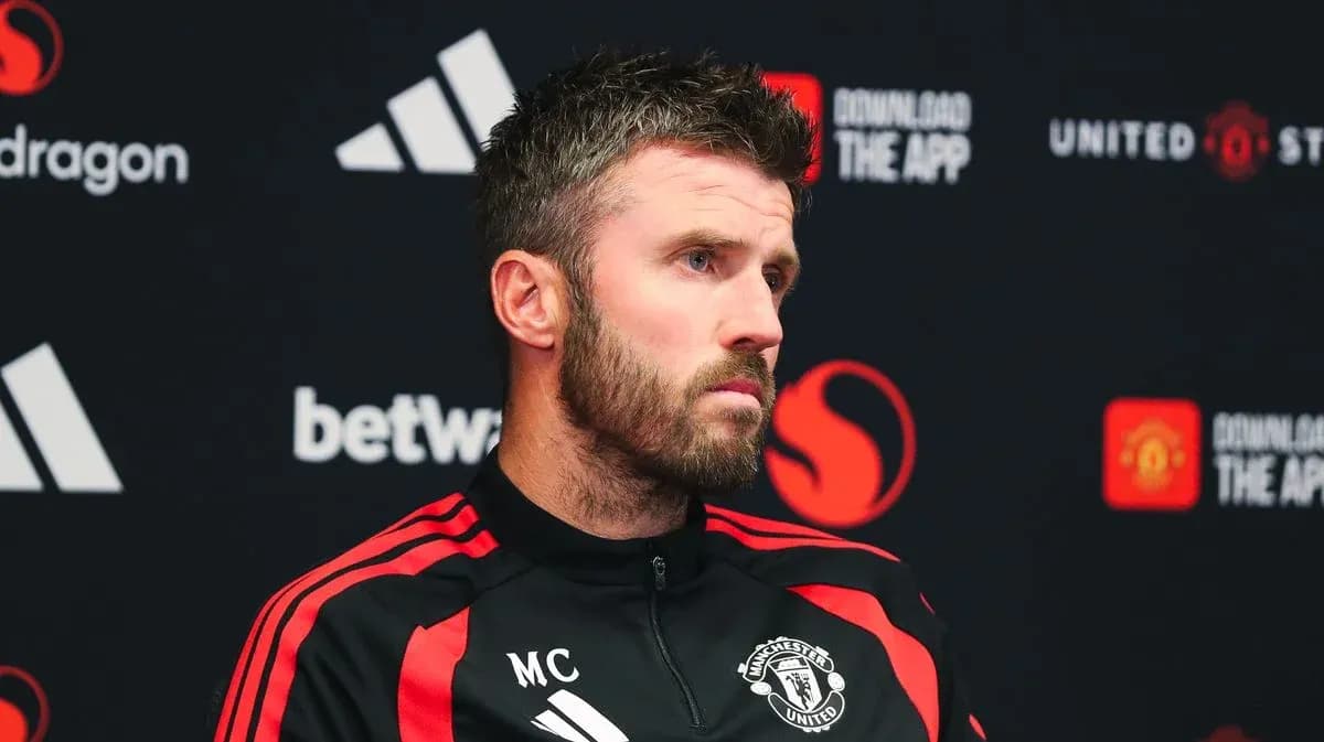 Manager speaking at Manchester United press conference