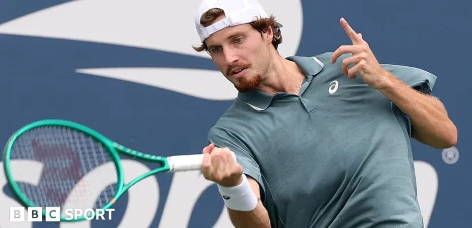Player hitting a forehand shot during match
