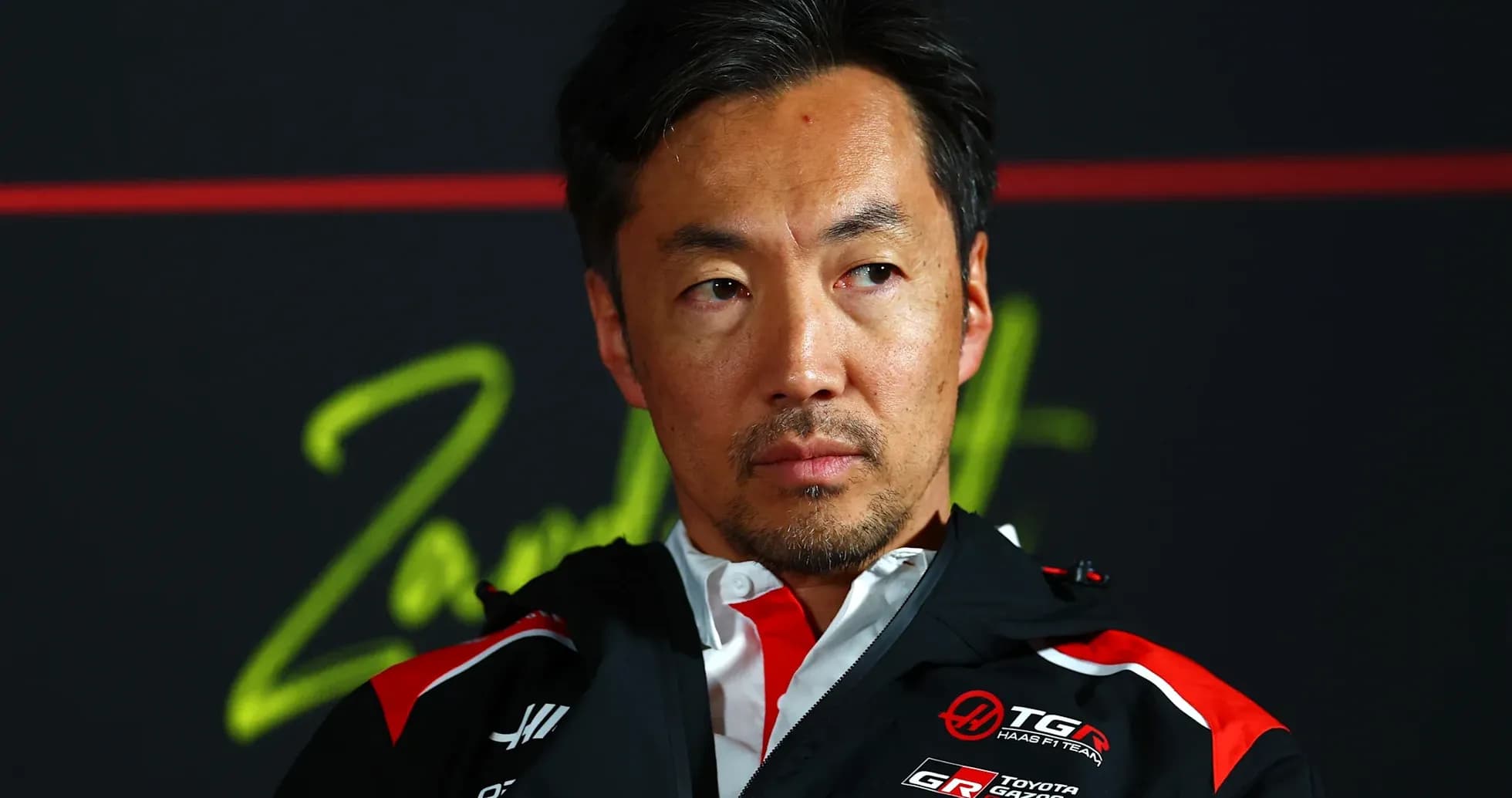 Team principal during a press conference