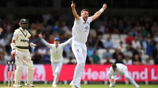Bowler celebrating wicket during cricket match