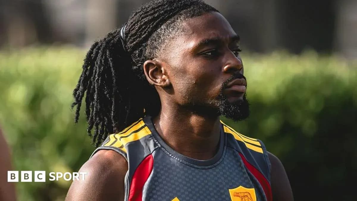 Player in training gear during practice session