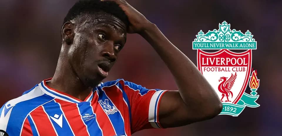 Crystal Palace player looks concerned during match
