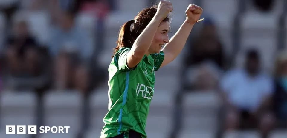 Player celebrating a victory during a match