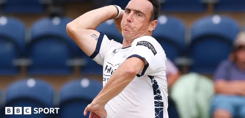 Player delivering a throw during a match