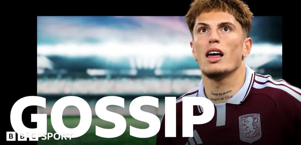 Player looking up during a football match