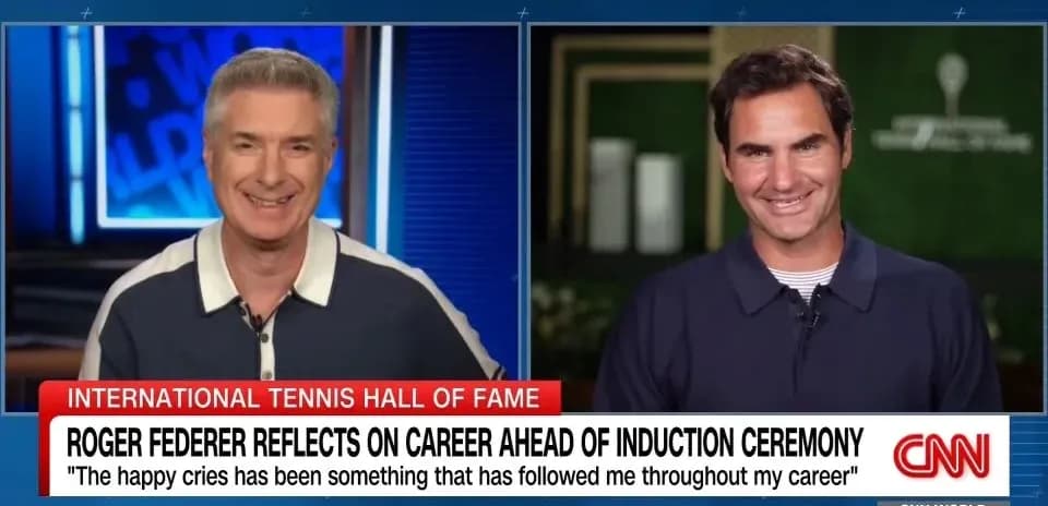 Interview with Roger Federer discussing his career