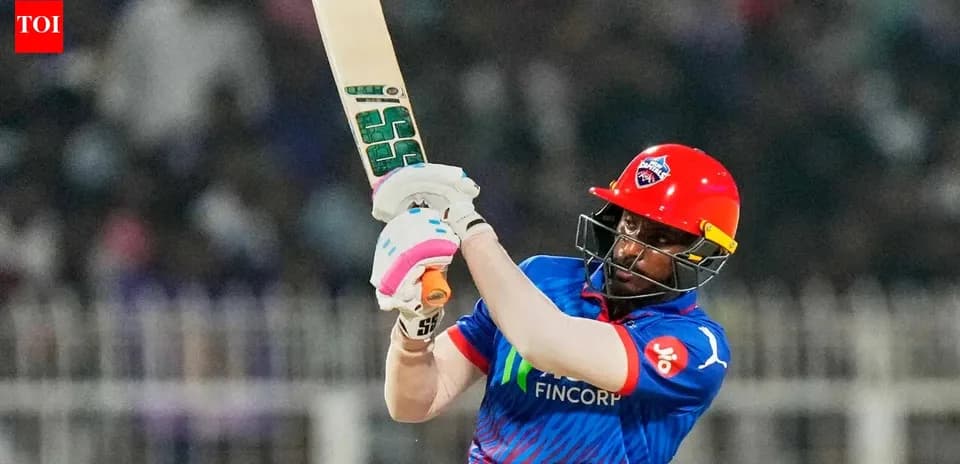 Batter hitting the ball during cricket match