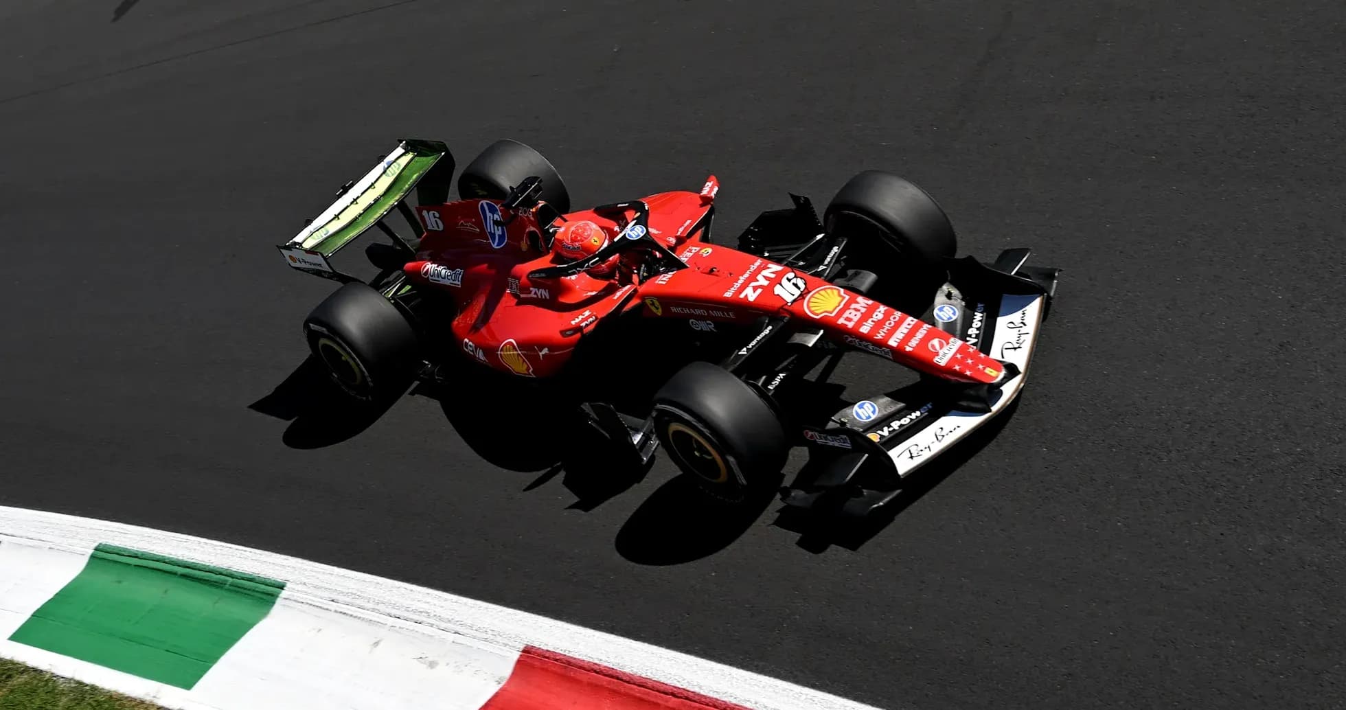 Ferrari Formula 1 car racing on track