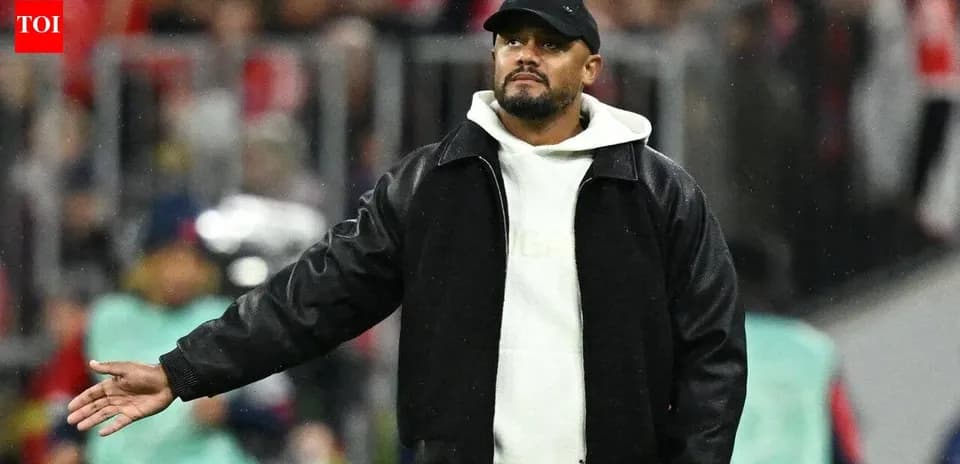 Coach gesturing during a football match on field