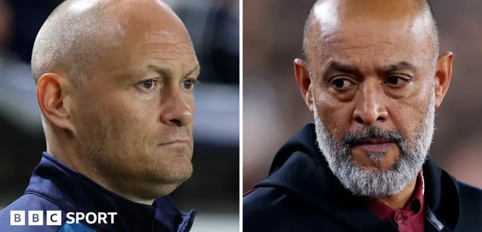 Coaches facing each other during match preparation