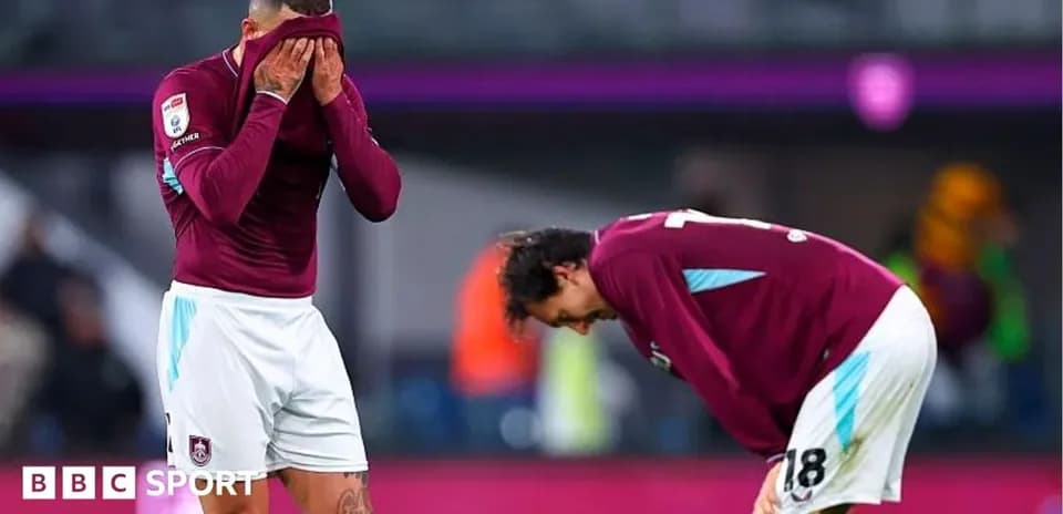 Players showing disappointment after match conclusion