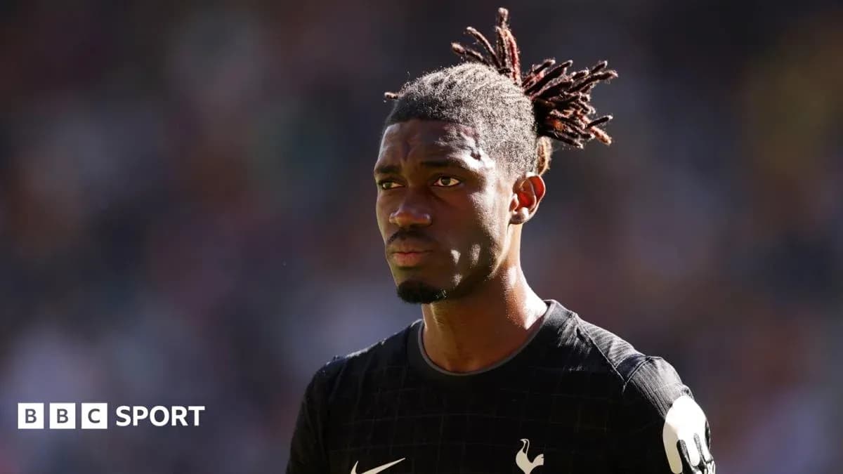 Player in Tottenham kit during match