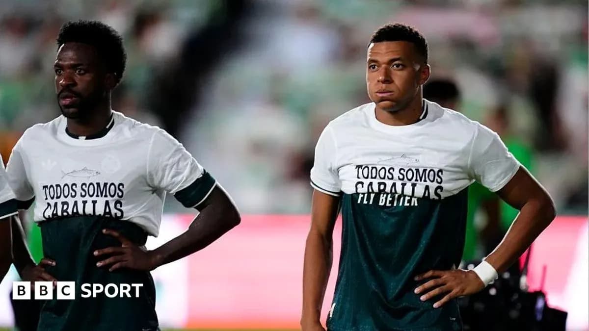 Players in warm-up shirts before a match