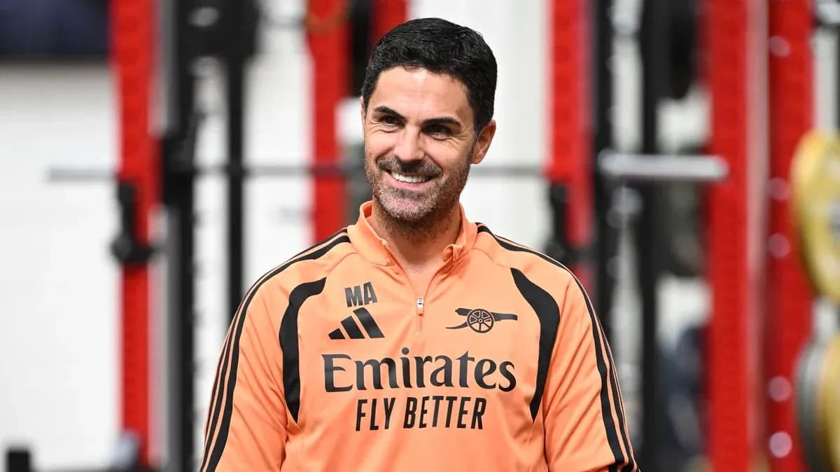 Coach smiling during training session at gym