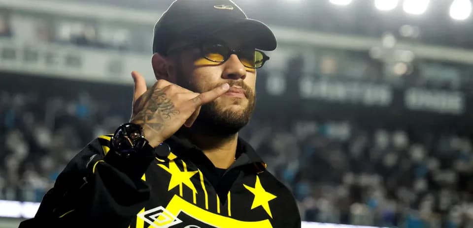 Person making a gesture in a sports venue