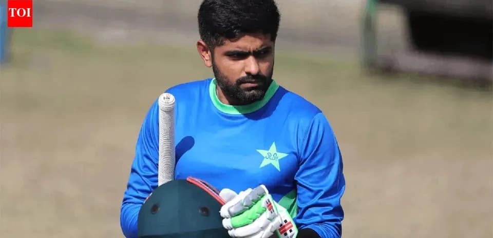 Cricketer holding bat during training session