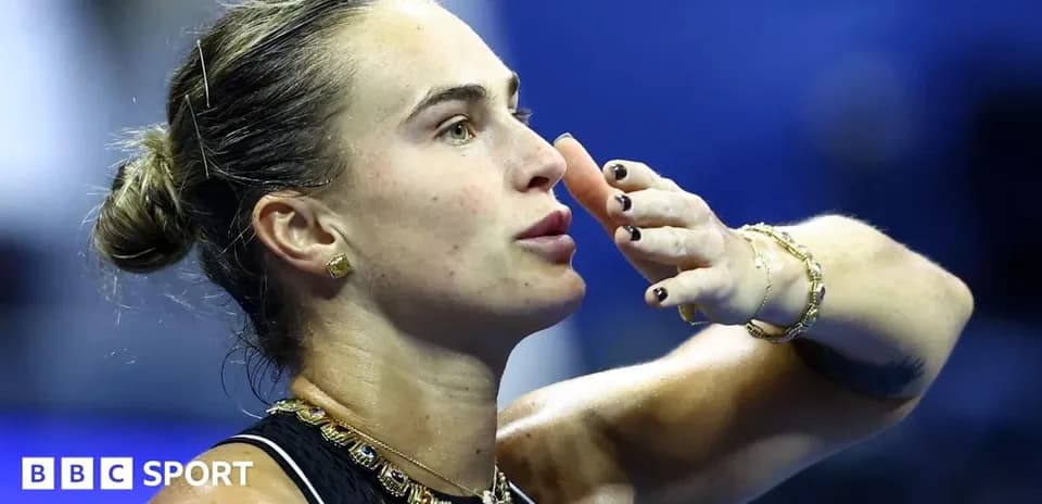 Tennis player celebrating after match victory