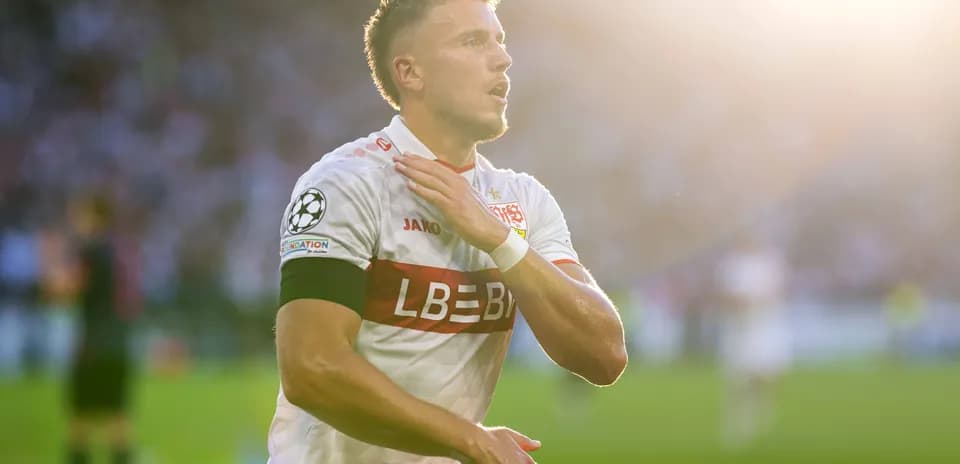 Player celebrating after scoring during match