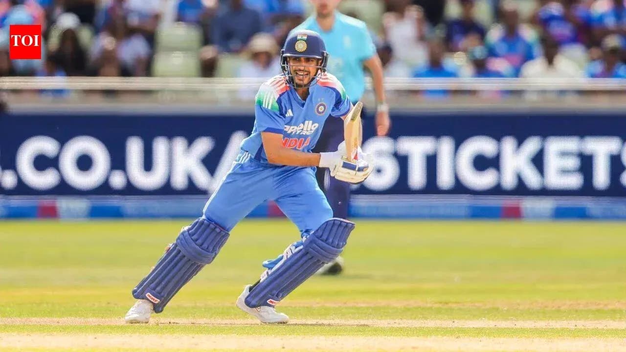 Batsman playing a shot during cricket match