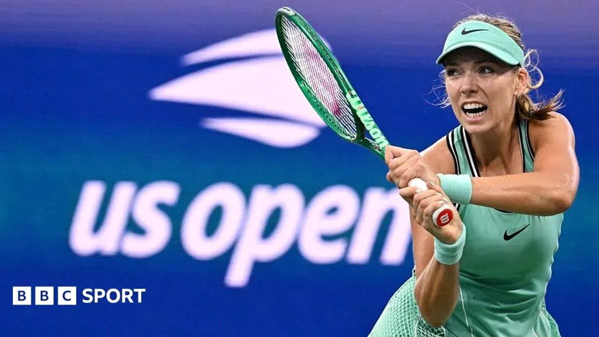 Tennis player preparing to hit a backhand shot