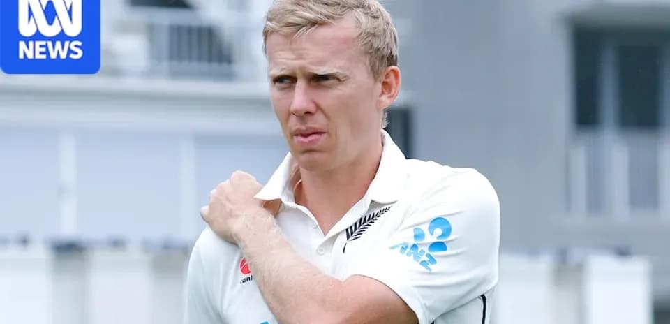 Cricketer adjusting his shoulder during practice session