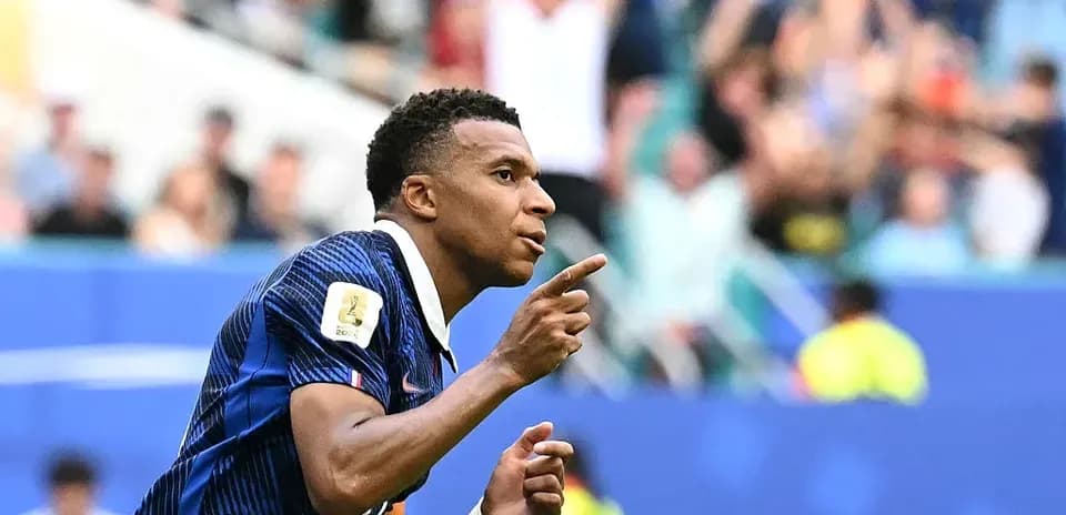 Player celebrating goal during a match