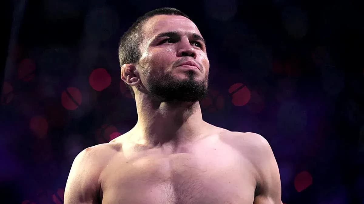 Fighter posing confidently before a match