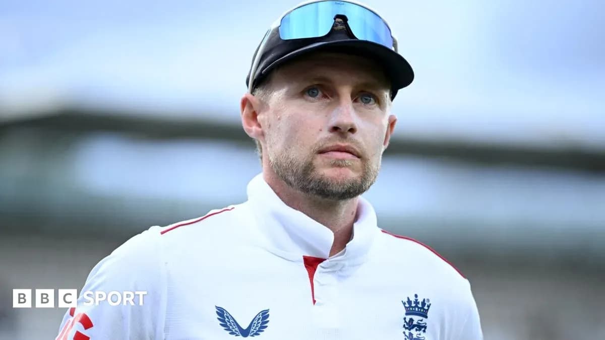 Cricketer wearing England kit and sunglasses outdoors