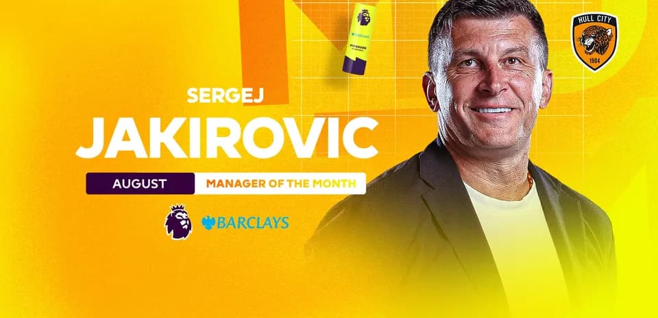 Sergej Jakirovic named Manager of the Month