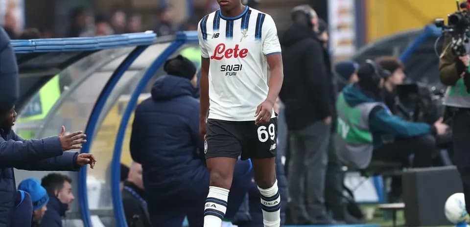 Player wearing jersey 69 walking off the pitch