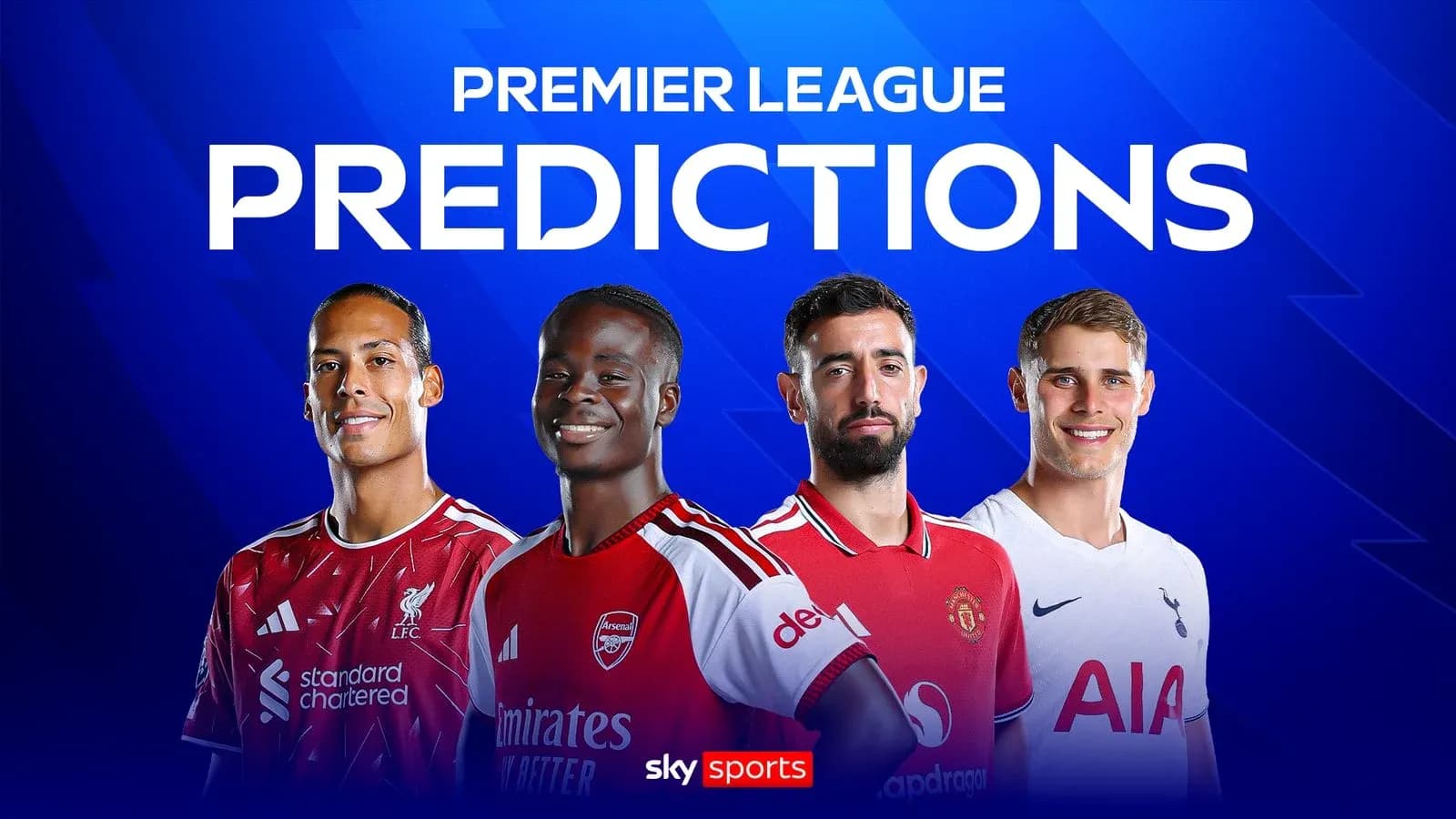 Players from Liverpool, Arsenal, Manchester United, and Tottenham