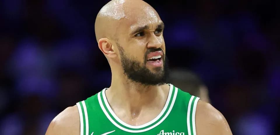 Player in green jersey during basketball game