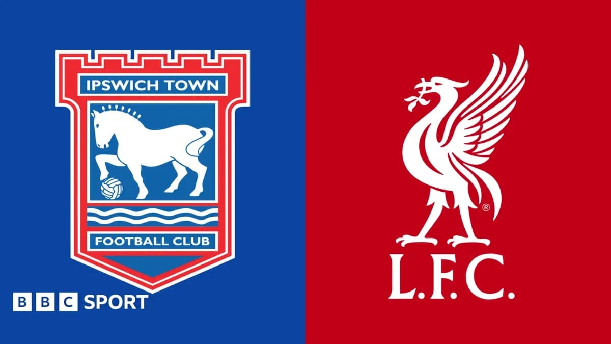 Logos of Ipswich Town and Liverpool Football Club