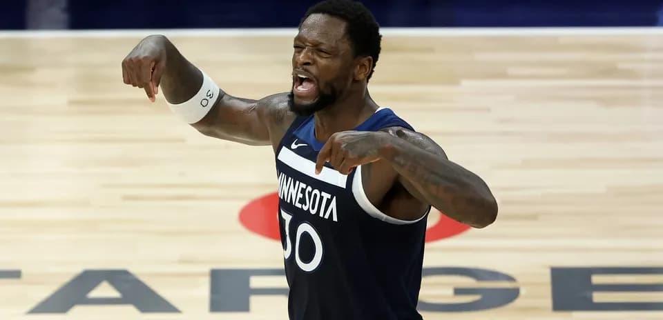 Player celebrating during a basketball game