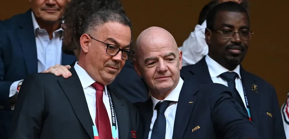 FIFA officials discussing during an event