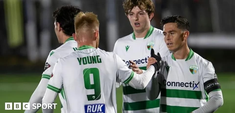 Players celebrating after scoring a goal