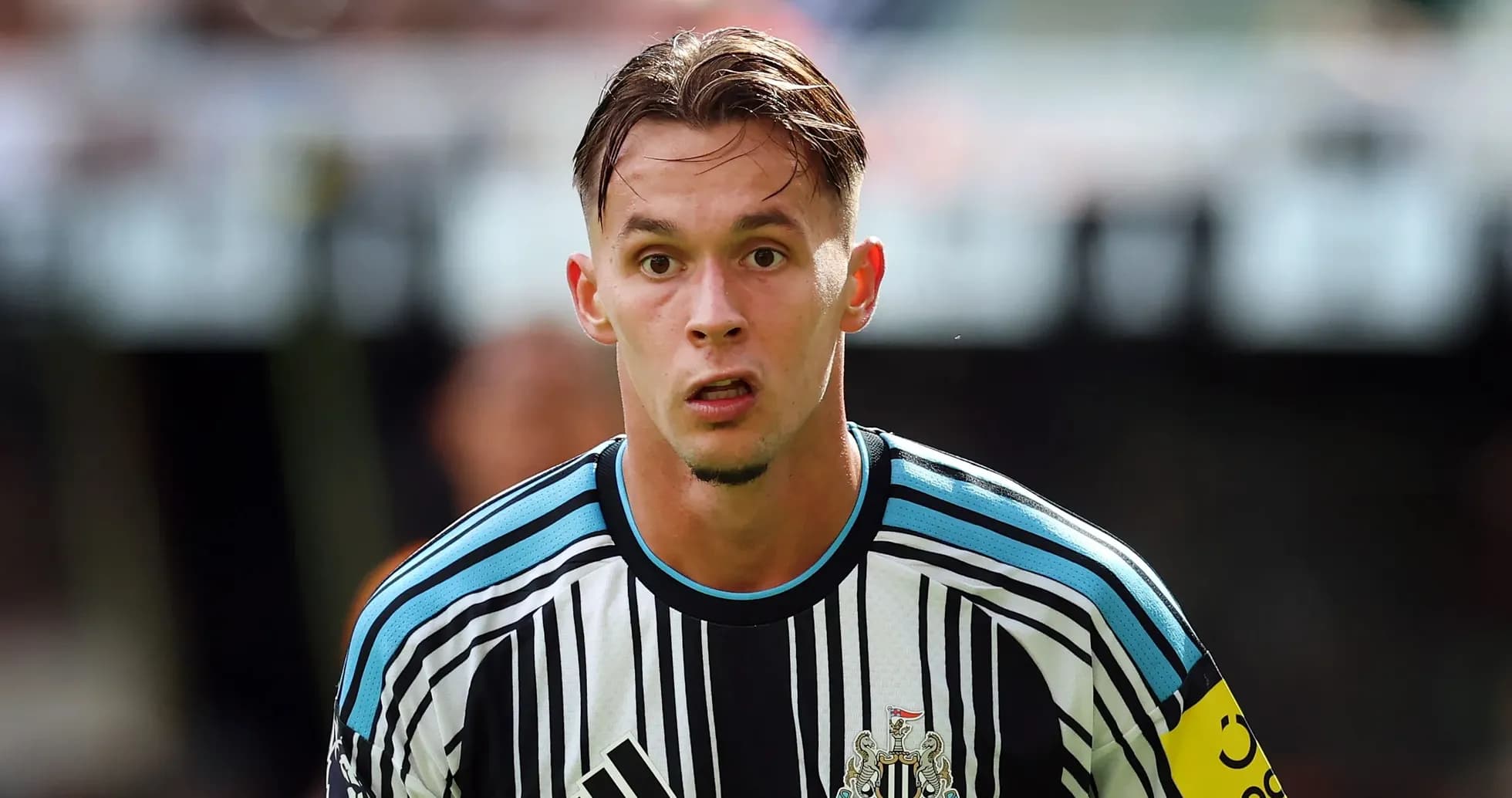 Newcastle United player during a match