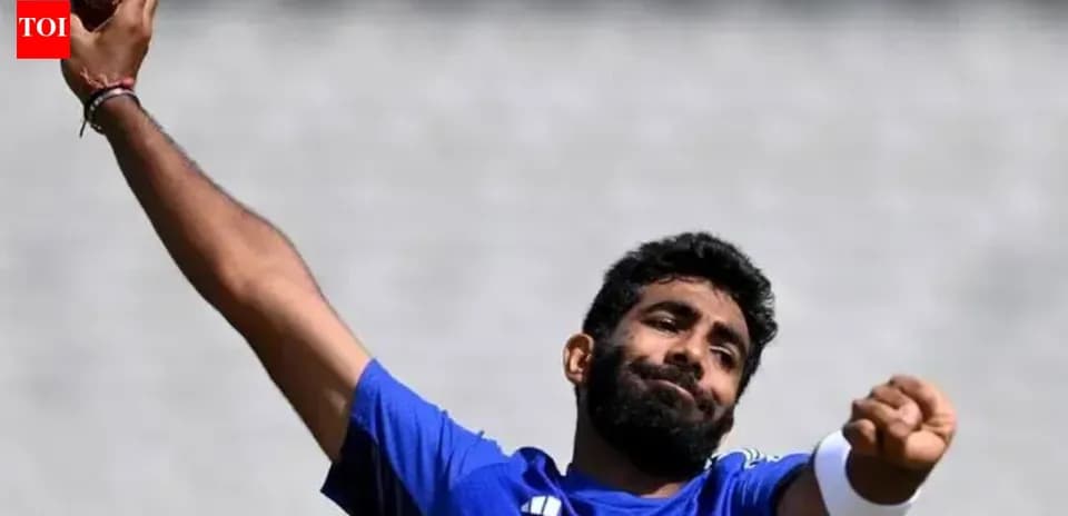 Bowler delivering a ball during cricket practice session