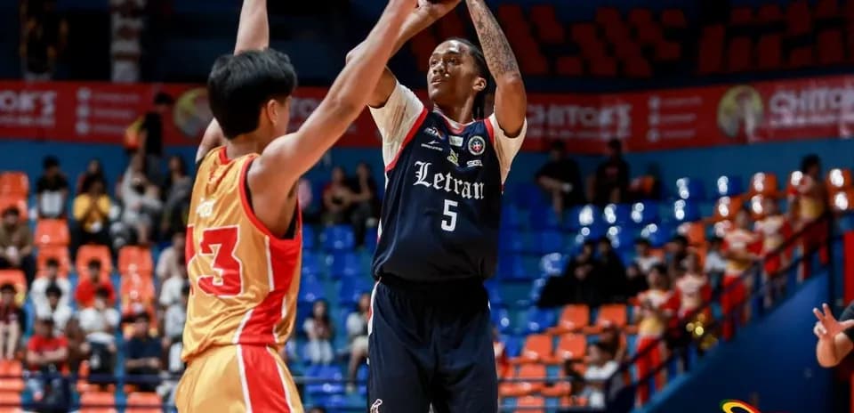 Player shooting a basketball during a game