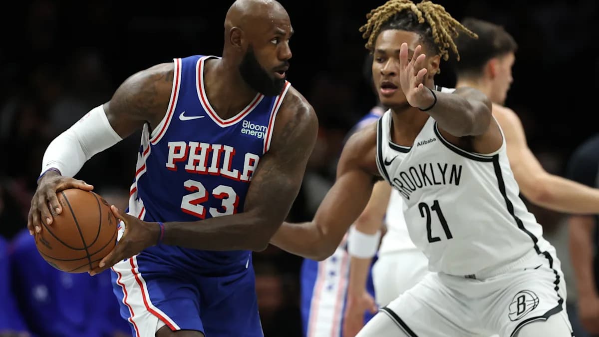 LeBron James Directs 76ers’ Offense in First Look at New Star-Studded Lineup