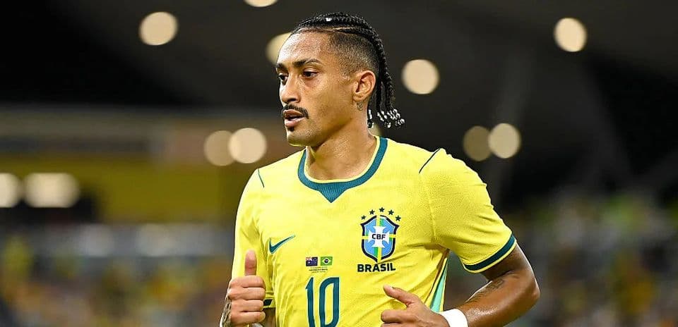 Brazil's Lineup Changes with Raphinha as Striker Against Australia