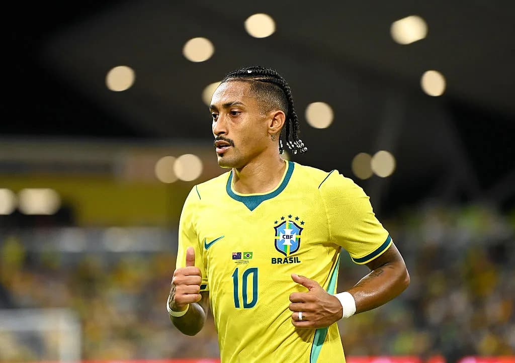Brazil's Lineup Changes with Raphinha as Striker Against Australia