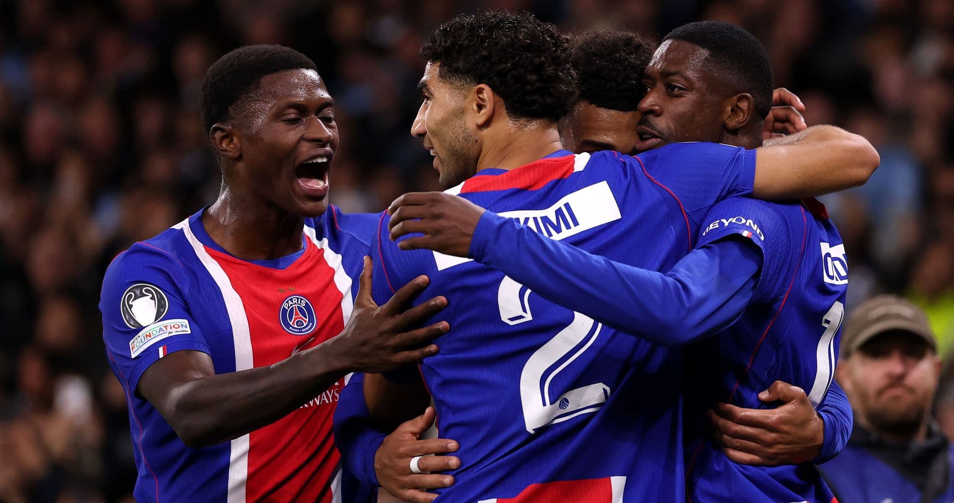 PSG Impress with a 4-2 Win Over Man City at Etihad – Dembele Shines