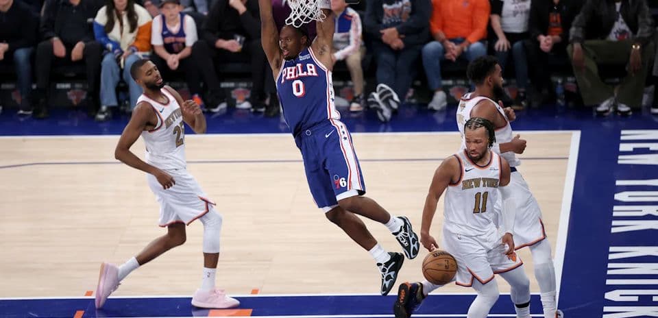 76ers Showcase Potential in Victory Over Defending Champion Knicks