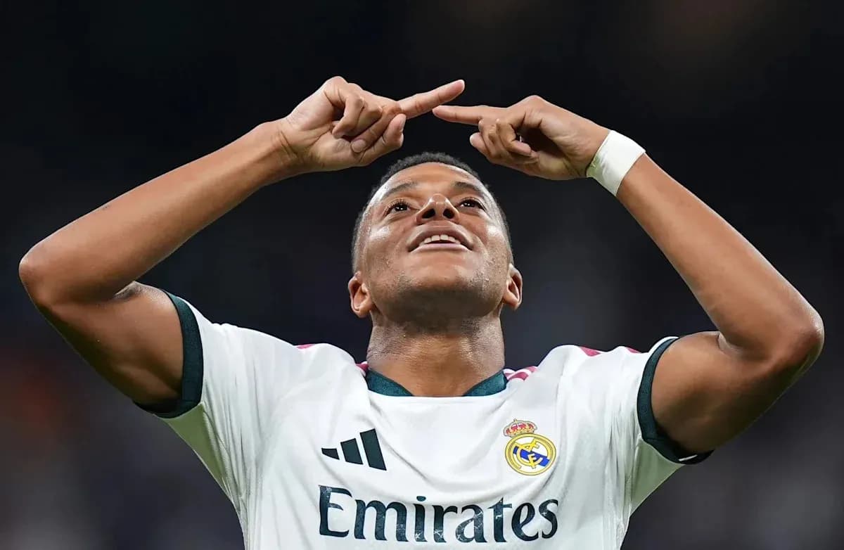 Player celebrating after scoring a goal Player celebrating after scoring a goal