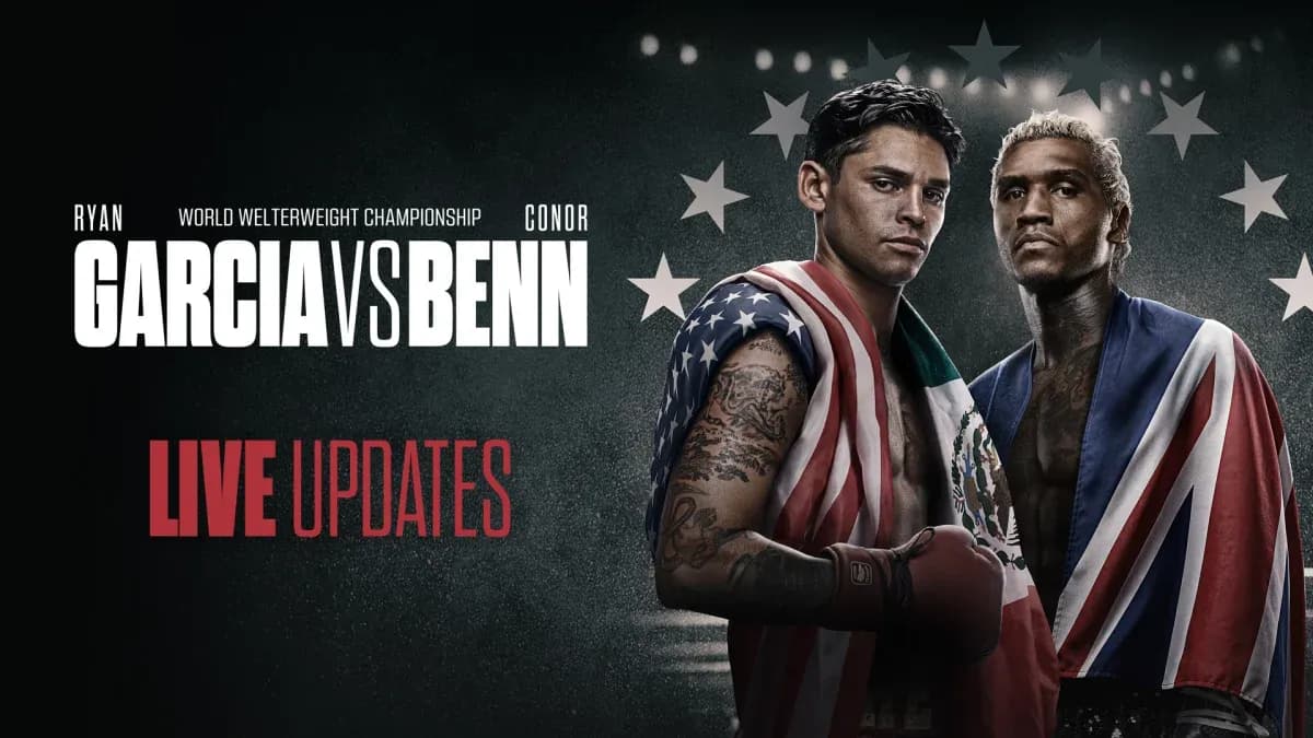 Ryan Garcia and Conor Benn promoting their championship fight Ryan Garcia and Conor Benn promoting their championship fight