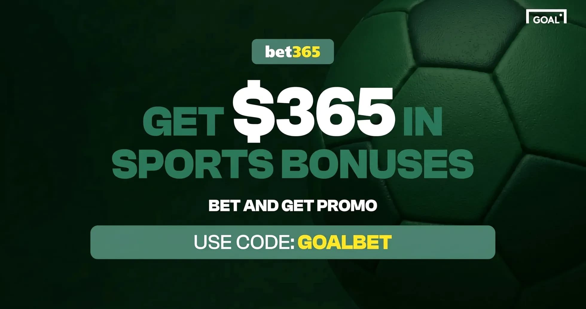 Promotional graphic for sports betting with soccer ball Promotional graphic for sports betting with soccer ball