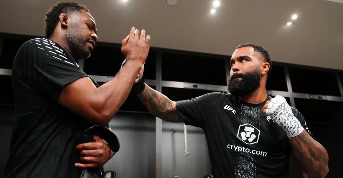 Two fighters preparing in locker room before match Two fighters preparing in locker room before match