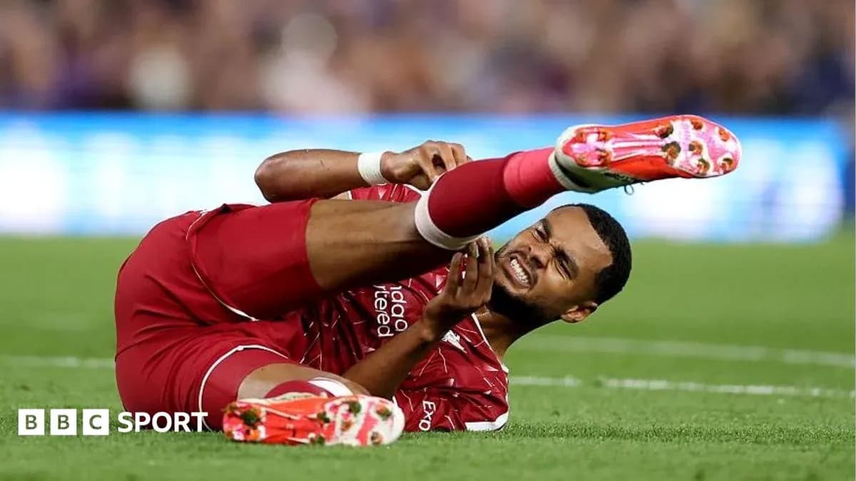 Player injured on the ground during match Player injured on the ground during match